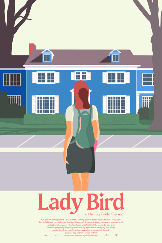 Lady Bird movie poster (alternative movie and TV posters) – Baxter