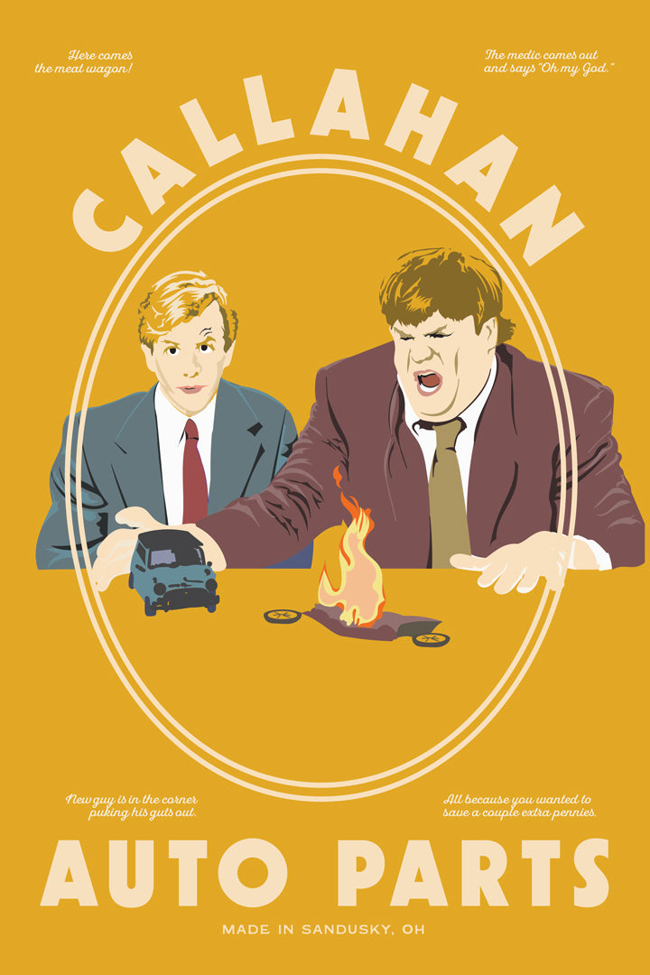 Vintage Callahan Auto Parts Ad (Tommy Boy)