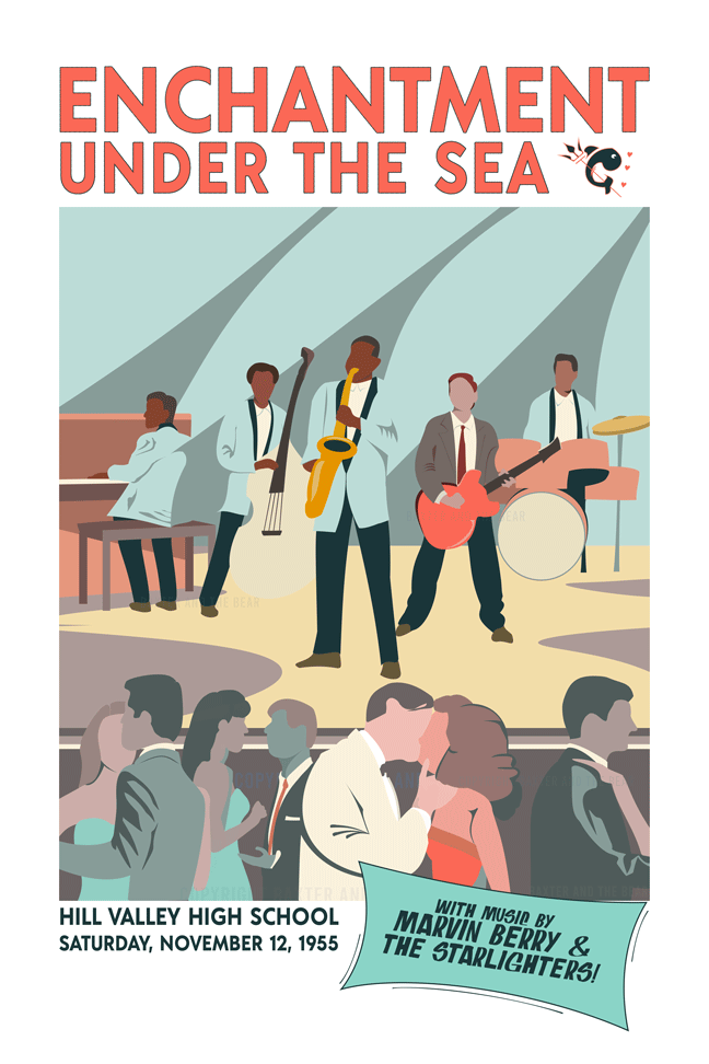 Enchantment Under the Sea Poster [Back to the Future poster] Baxter