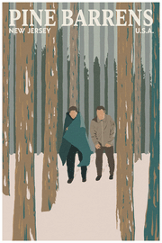 Vintage Pine Barrens Poster (The Sopranos)